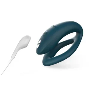 We-Vibe Sync O Rechargeable Silicone Couples Vibrator with Remote Control - Velvet Green v3