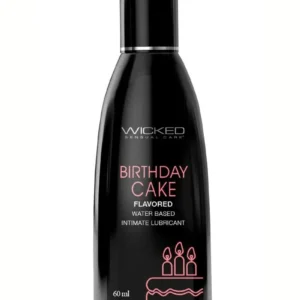 Wicked Aqua Water Based Flavored Lubricant Birthday Cake 2oz