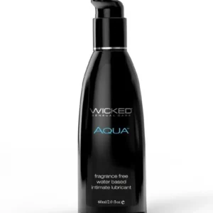 Wicked Aqua Water Based Lubricant Fragrance Free 2oz