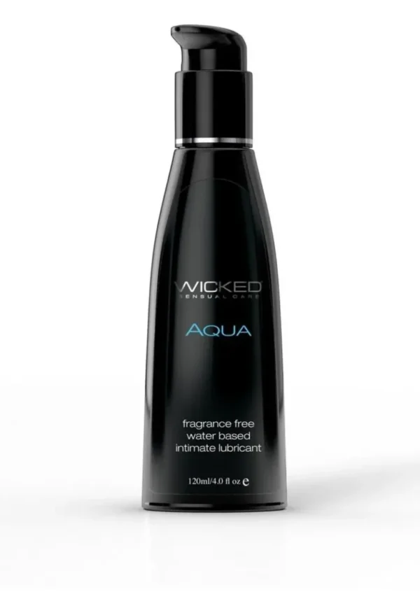 Wicked Aqua Water Based Lubricant Fragrance Free 4oz