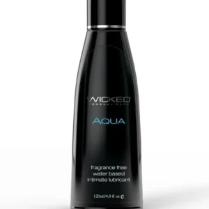 Wicked Aqua Water Based Lubricant Fragrance Free 4oz