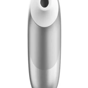 Womanizer Pleasure Air Pro Rechargeable Silicone Air Pulse Clitoral Vibrator - Silver Grey v2