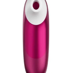Womanizer Pleasure Air Pro Rechargeable Silicone Air Pulse Clitoral Vibrator - Vibrant Pink v2