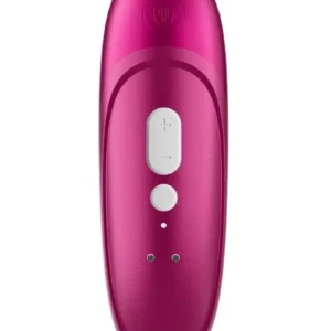 Womanizer Pleasure Air Pro Rechargeable Silicone Air Pulse Clitoral Vibrator - Vibrant Pink v4