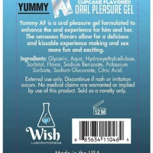 Yummy AF Oral Pleasure Flavored Gel Cupcake v2